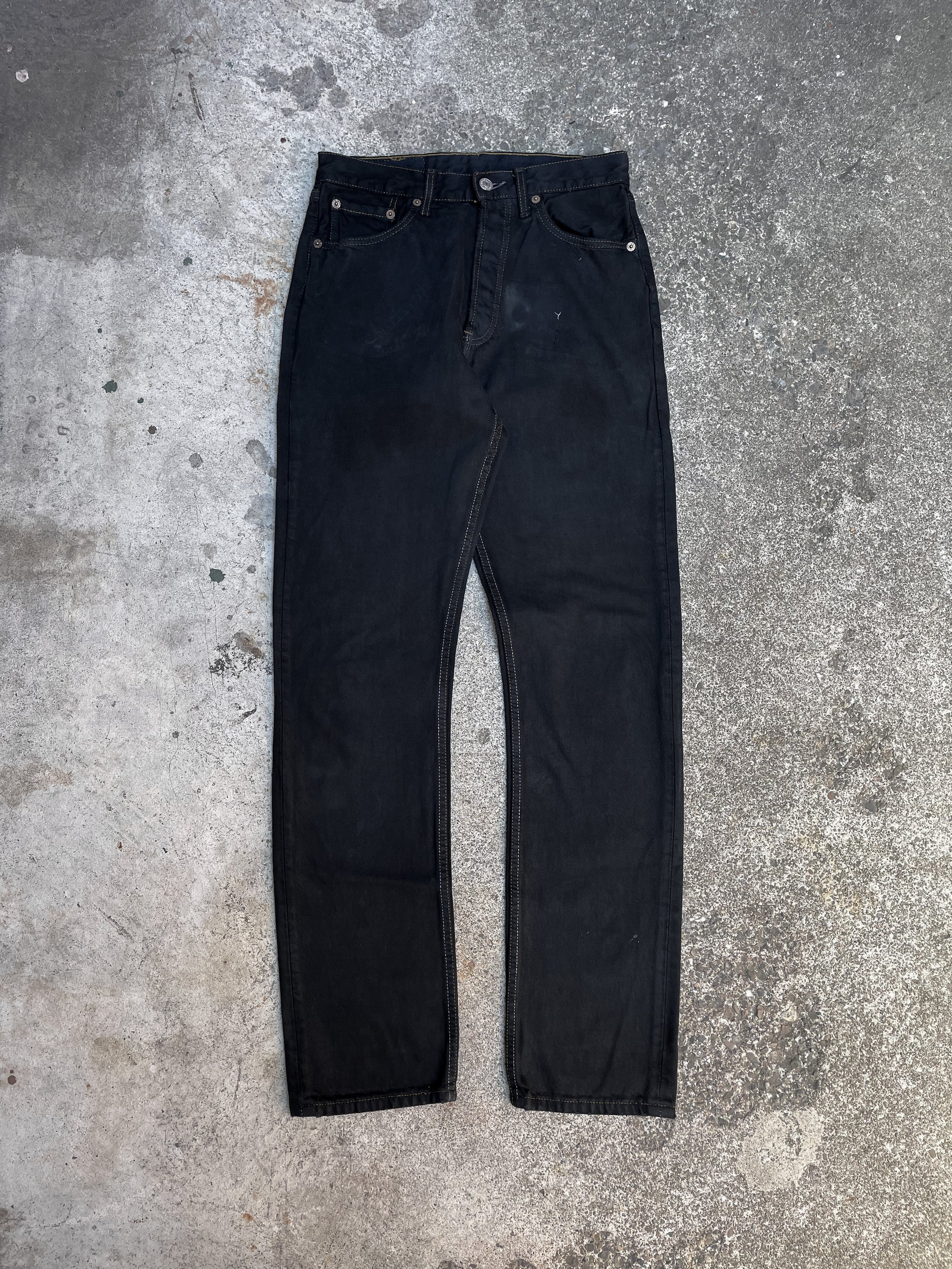1990s Levis Black Overdye 501 (27X30)