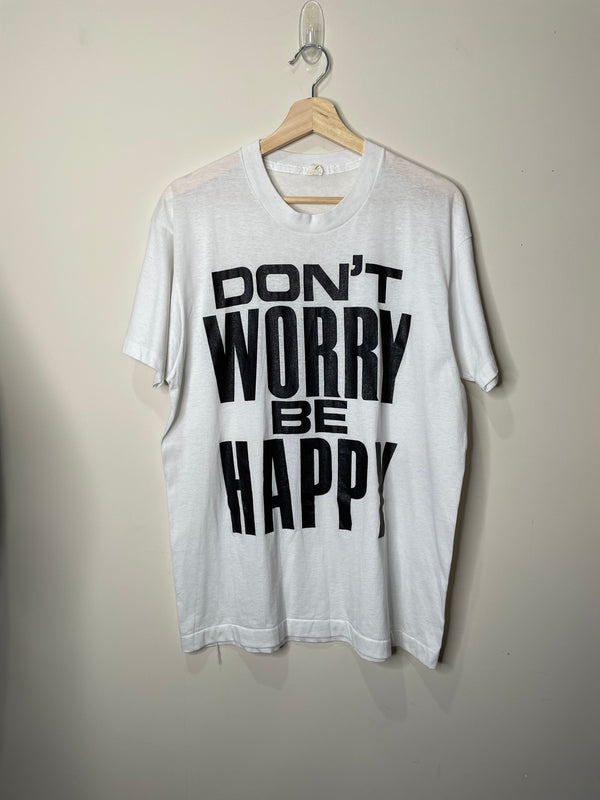 1980s “Don’t Worry Be Happy” Single Stitched Screen Stars Tee