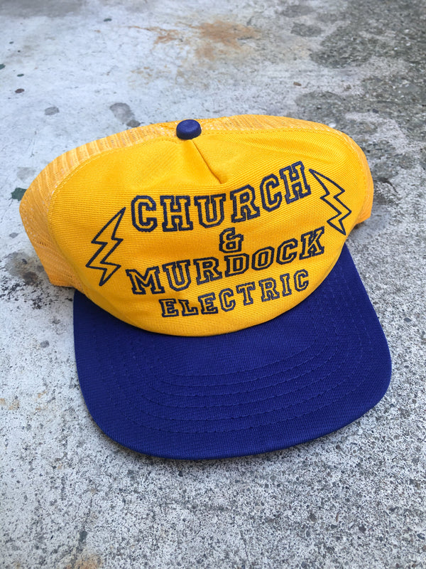 1980s “Church & Murdock Electric” Trucker Hat