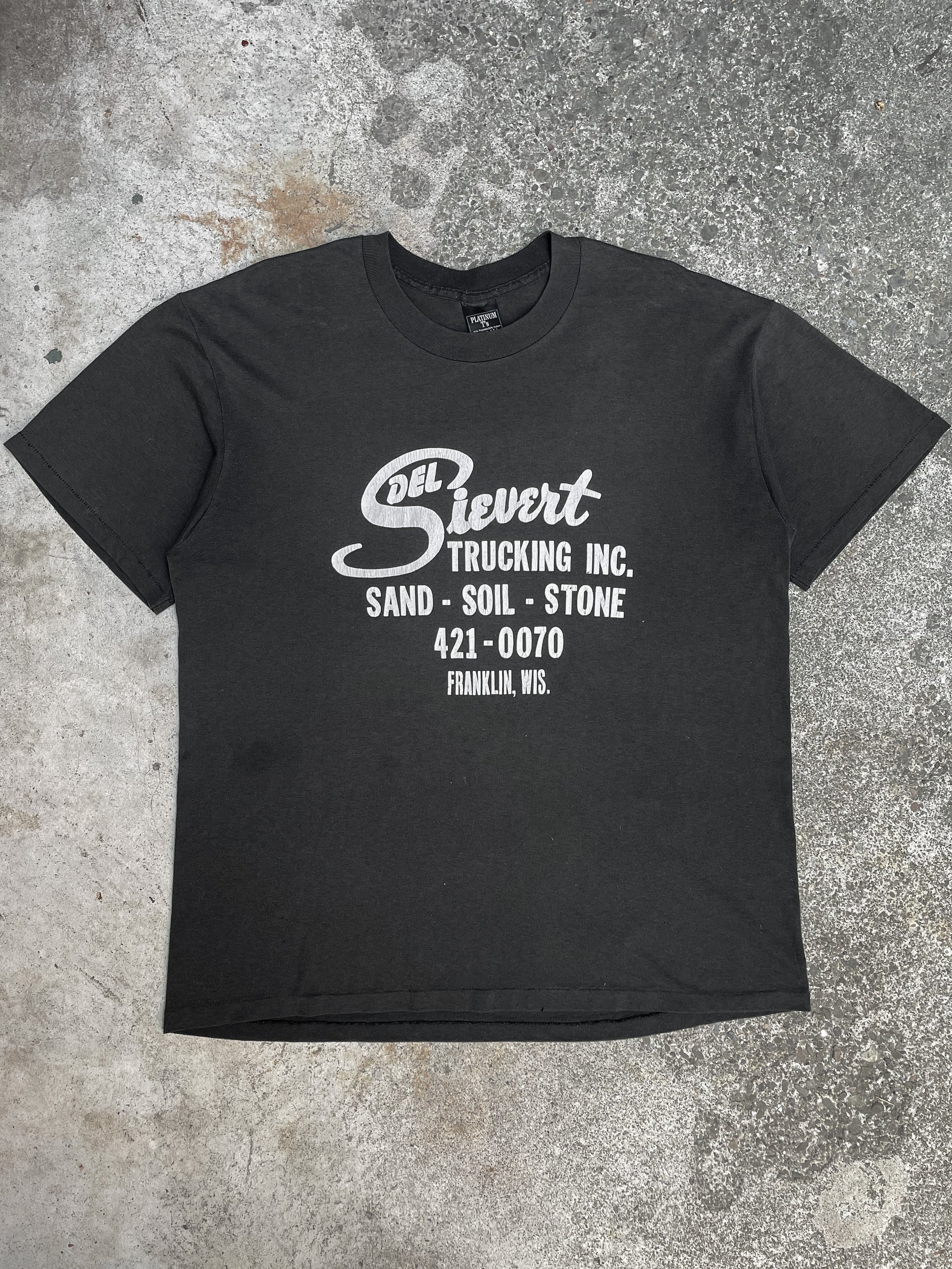 1990s “Del Sievert Trucking” Single Stitched Tee