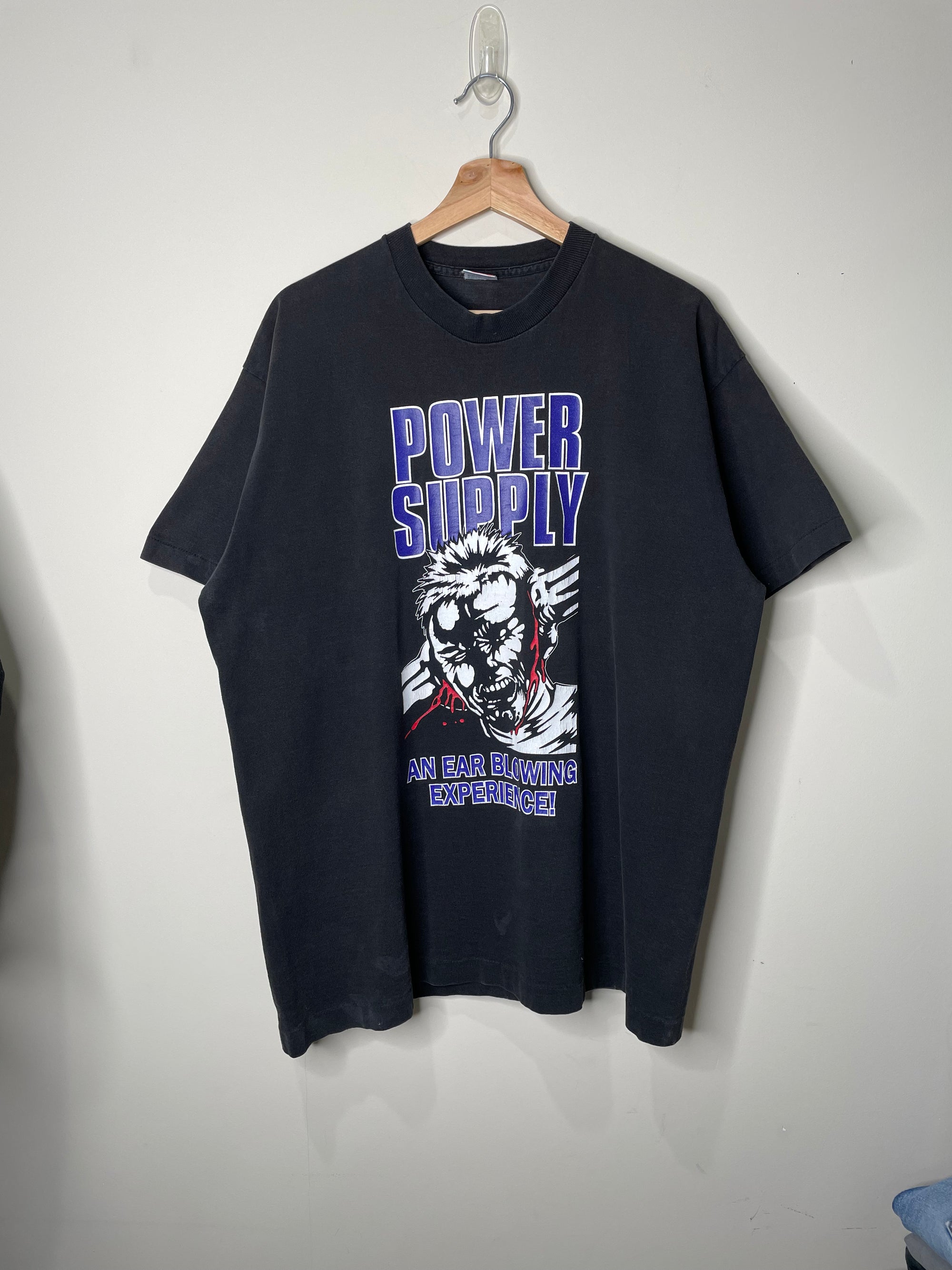 1990s “Power Supply” Single Stitched Tee (XL)