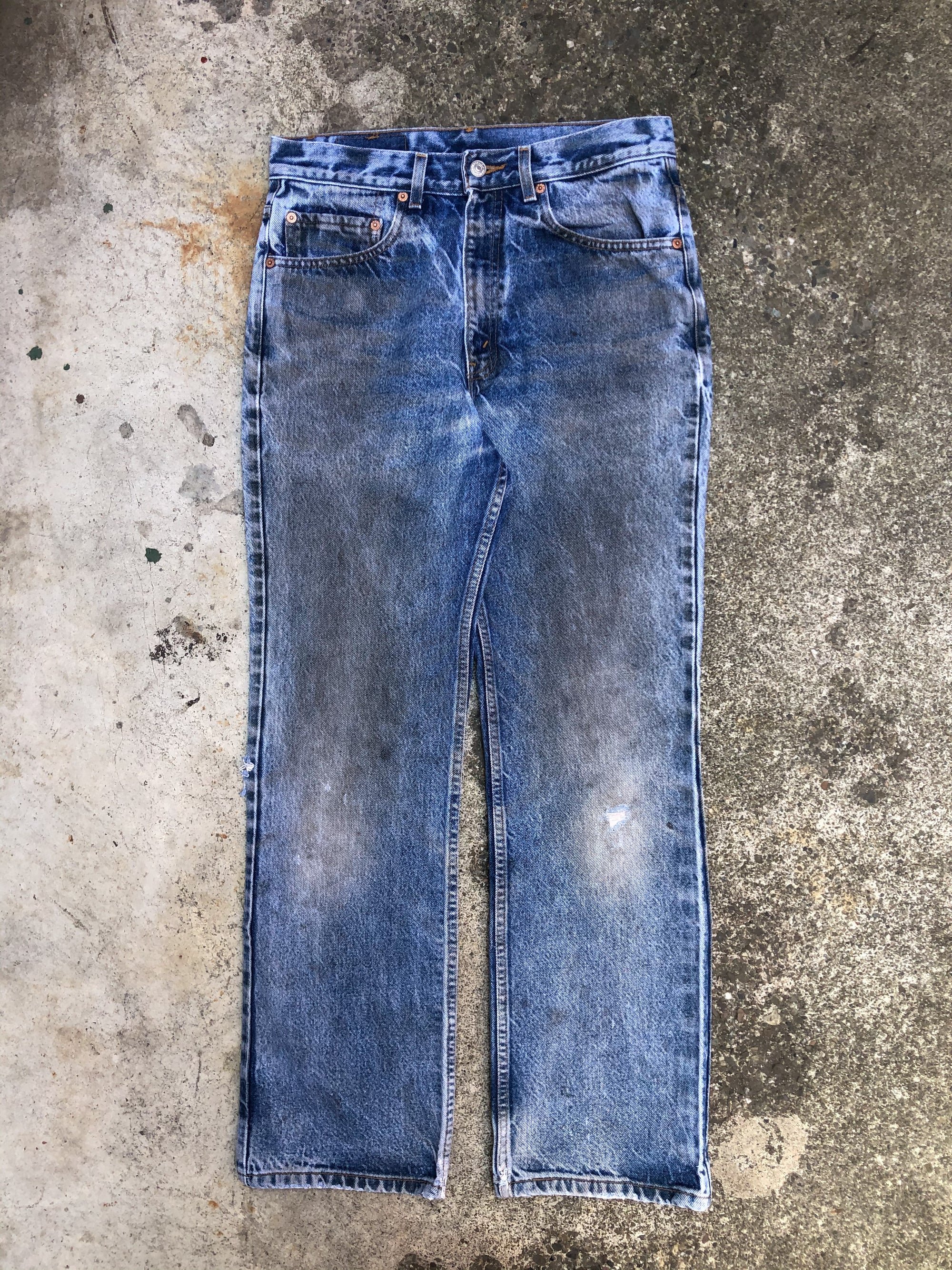 1990s Levis Dirty Blue 517 (31X30)