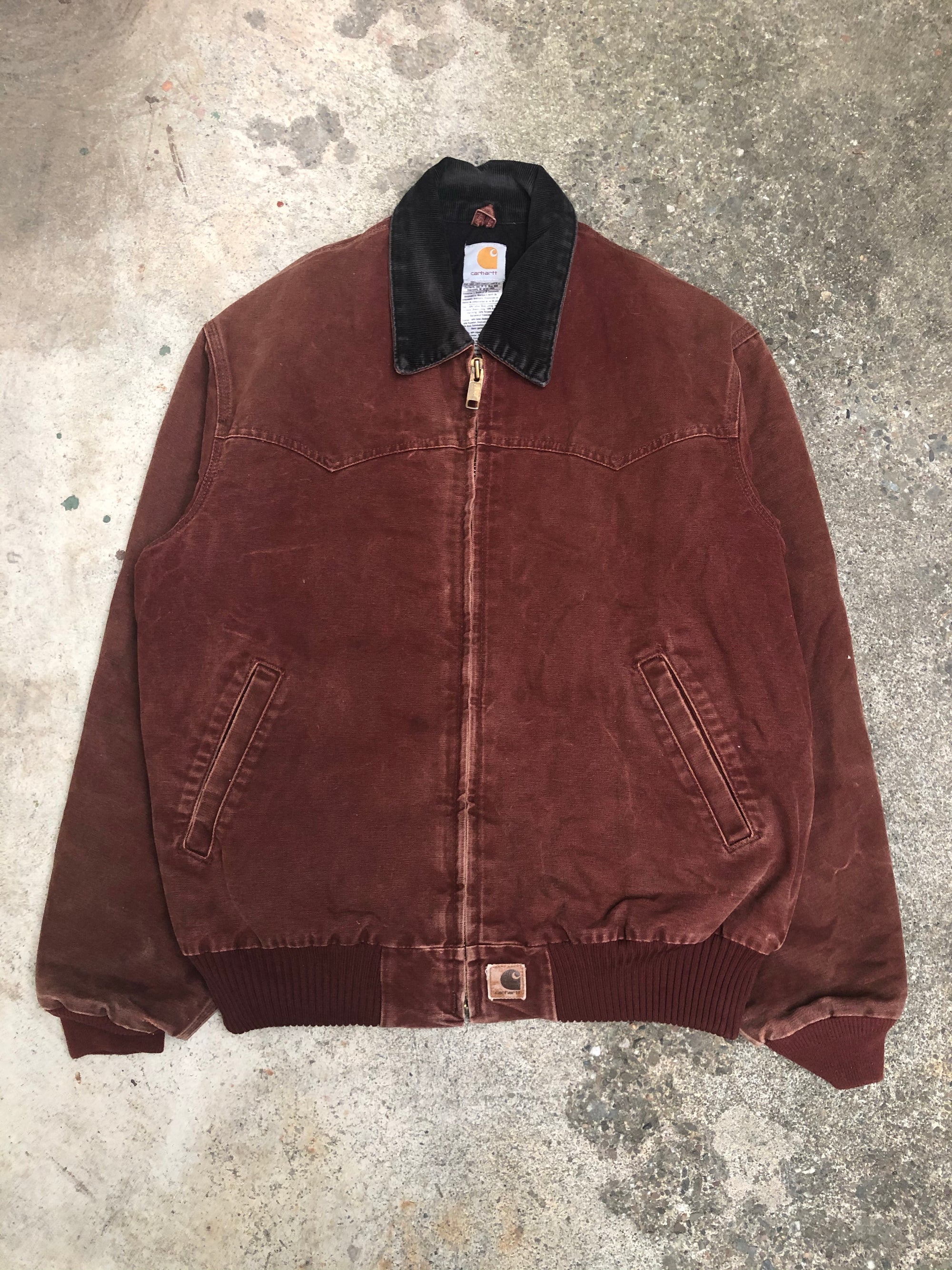 1990s Carhartt Faded Brown Santa Fe Work Jacket