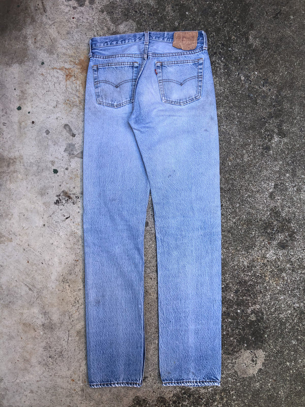 1980s Levis Faded Blue 501 (27X33)