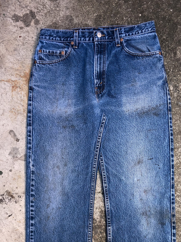 1990s Levis Worn In Blue 505 (32X34)