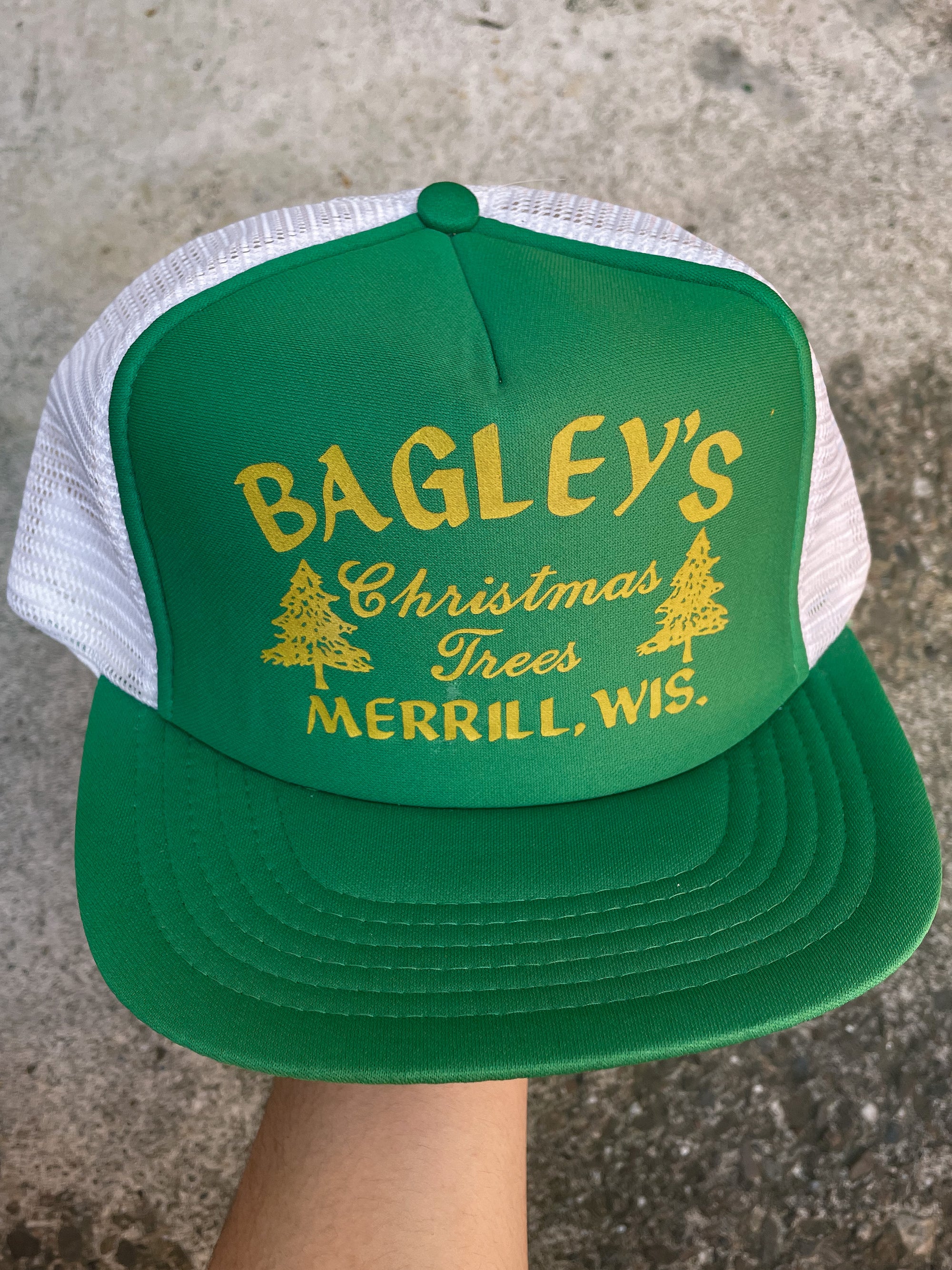 1990s “Bagley’s Christmas Trees” Trucker Hat