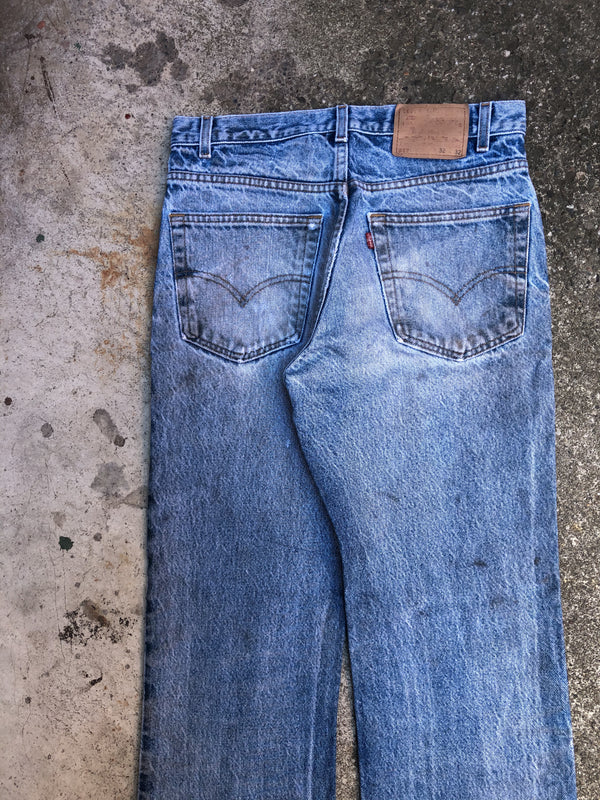 1990s Levis Dirty Faded Blue 517 (31X30)