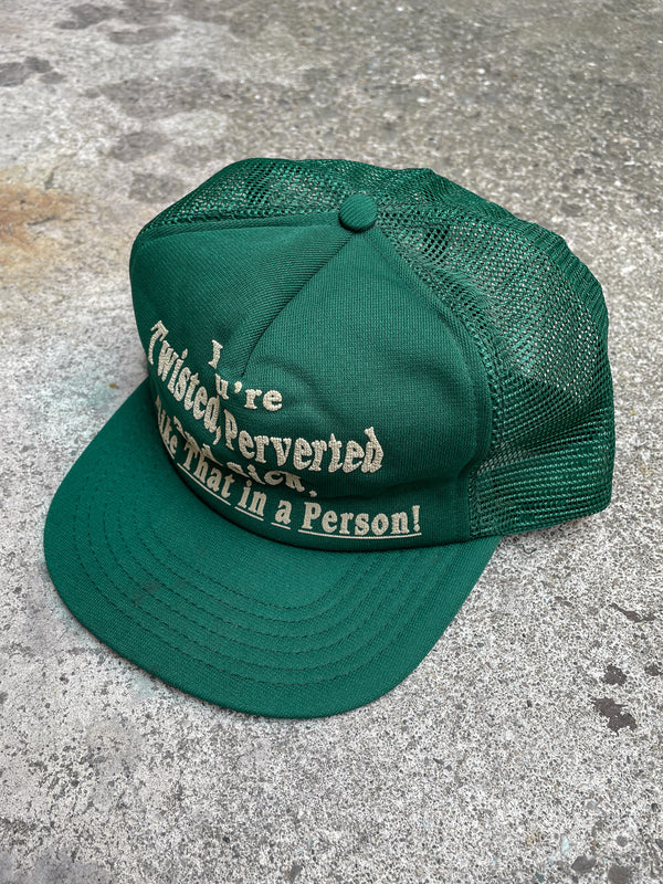 1980s “You’re Twisted, Perverted, and Sick…” Trucker Hat