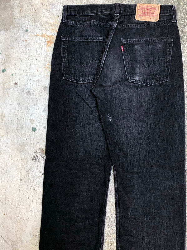 1990s Levis Faded Black 501 (30X30)