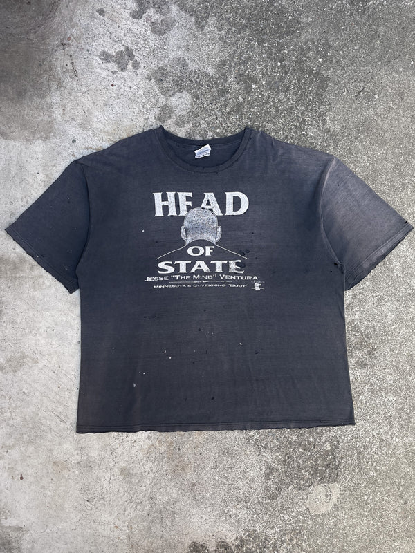 Vintage “Head of State” Sun Faded Thrashed Tee (XXXL)