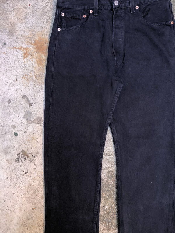 1990s Levis Faded Blue Black 501 (32X29)