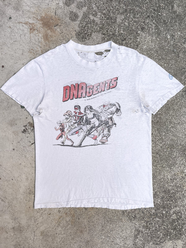 1980s Thrashed “DNAgents” Single Stitched Tee