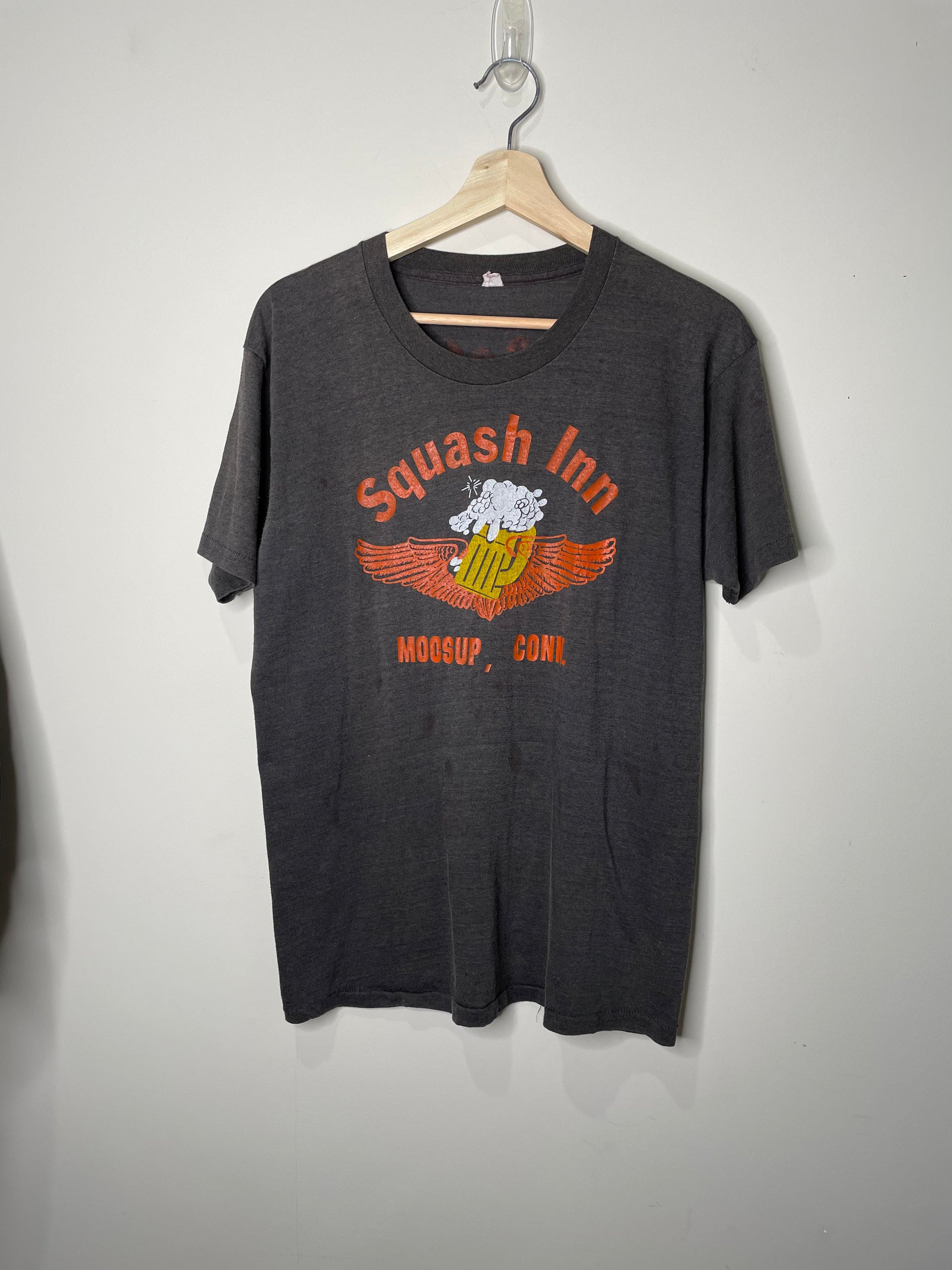 1980s “Squash Inn” Faded Single Stitched Tee (M)