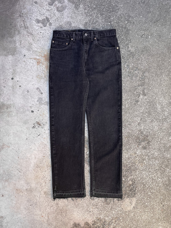 Vintage Levi’s Faded Black 505 Released Hem (29X31)