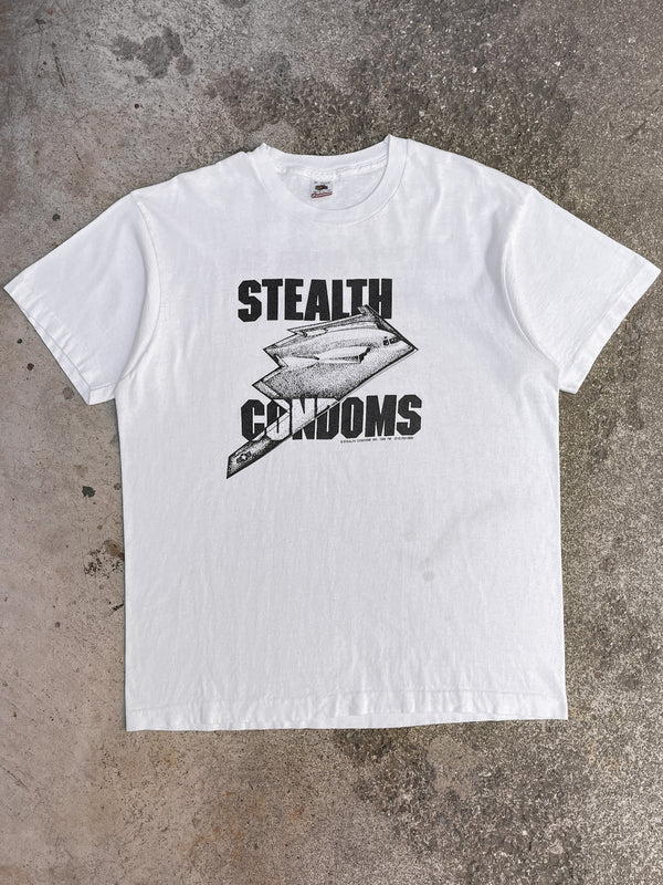 1990s “Stealth Condoms” Single Stitched Tee (XL)