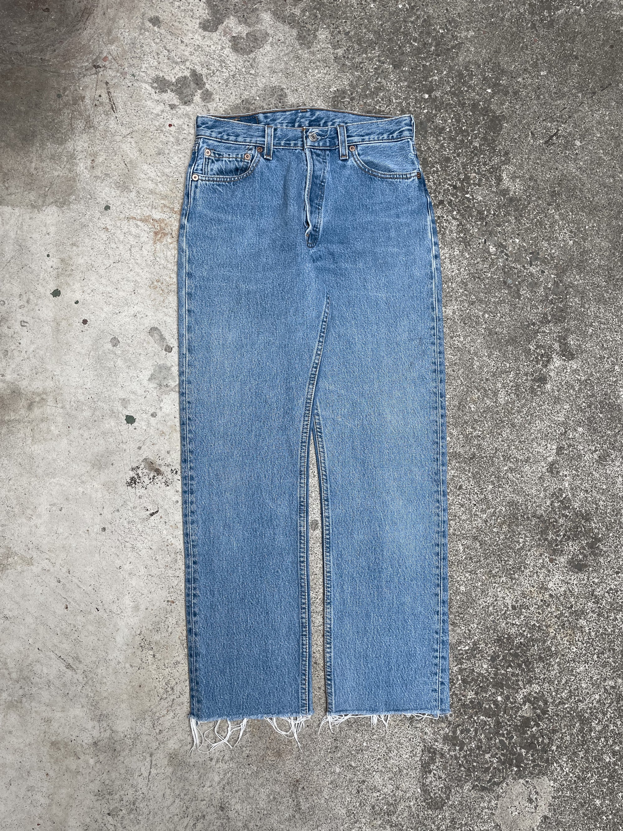 Vintage Levi’s Faded Blue 501 Raw Hem (28X28)