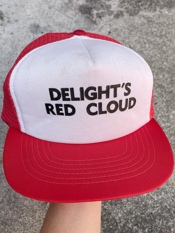 1990s “Delight’s Red Cloud” Trucker Hat