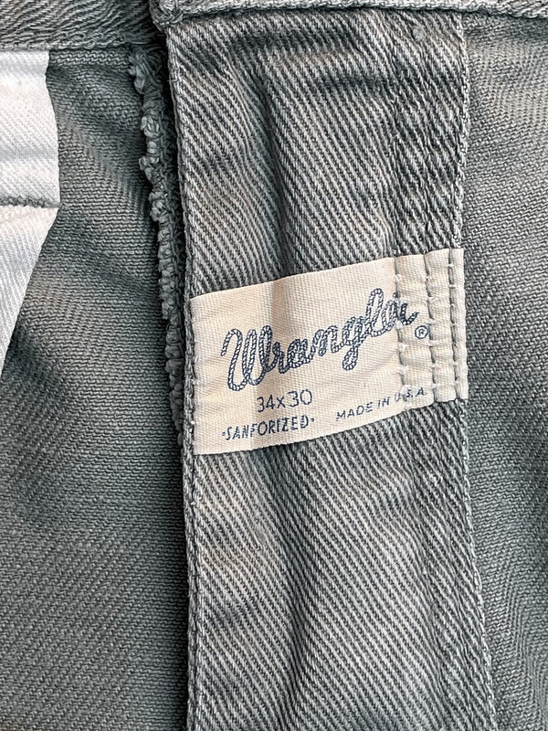 1960s Wrangler Faded Sage Green Pants (32X28)