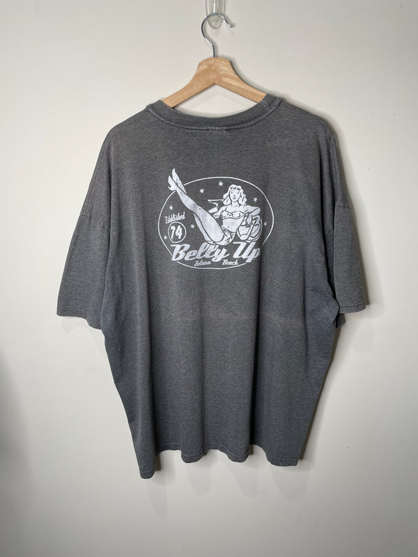 1990s “Belly Up” Faded Tee (XXL)