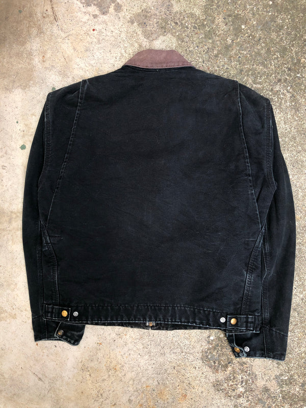 1990s Carhartt Black Lined Work Jacket (M)