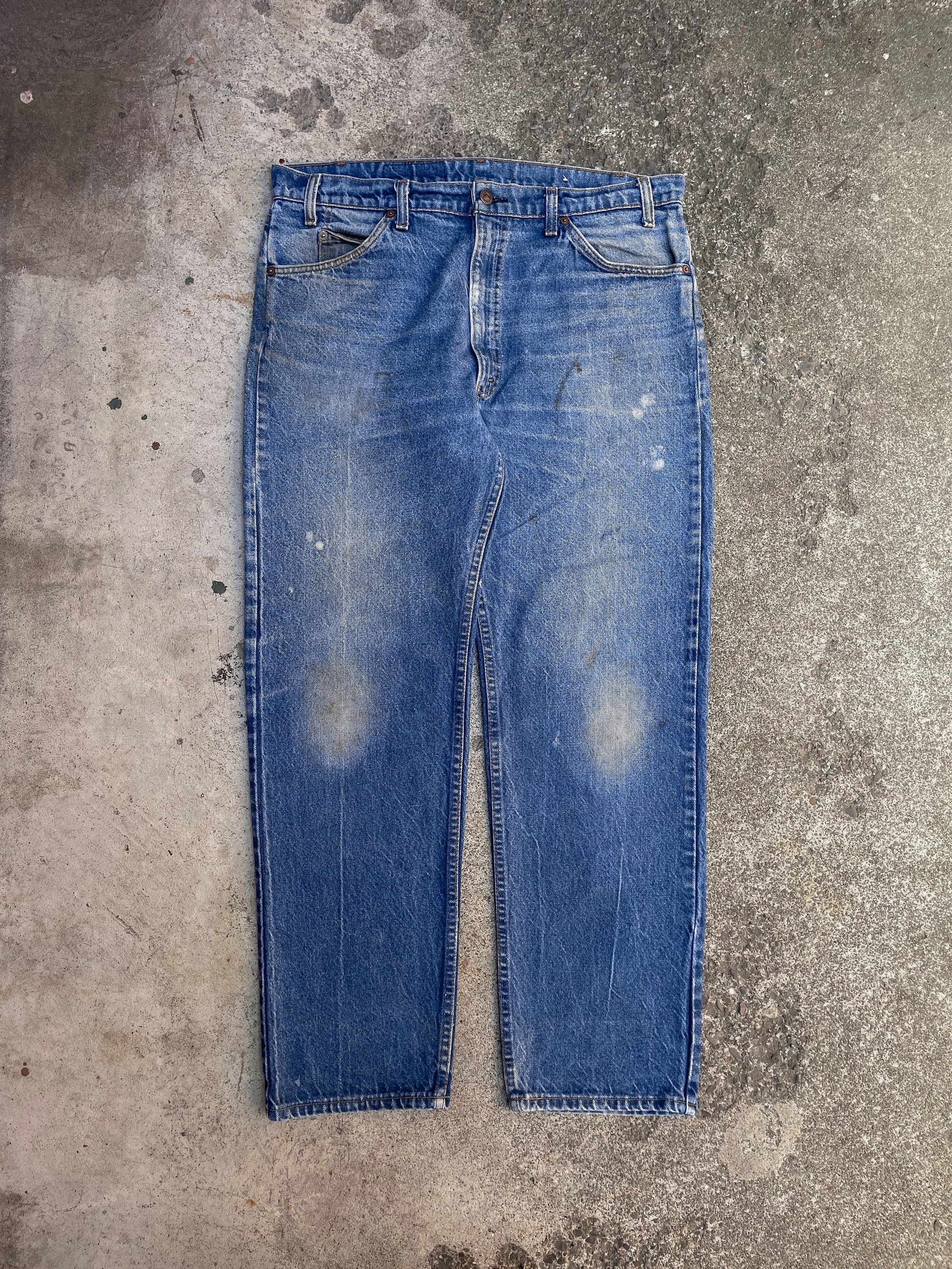 1980s Orange Tab Levi’s Dirty Faded Blue 505 (37X29)