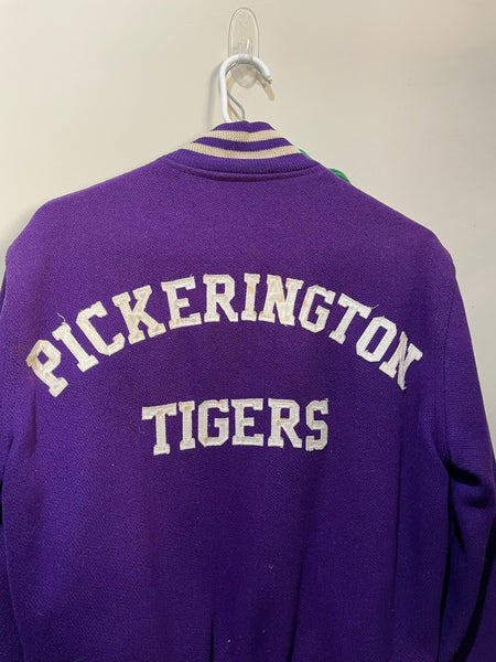 1980s “Pickerington Tigers” Purple Varsity Jacket (S)
