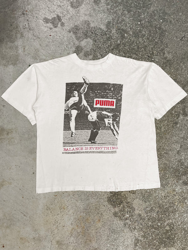 1990s “Balance Is Everything” Puma Single Stitched Tee (L)