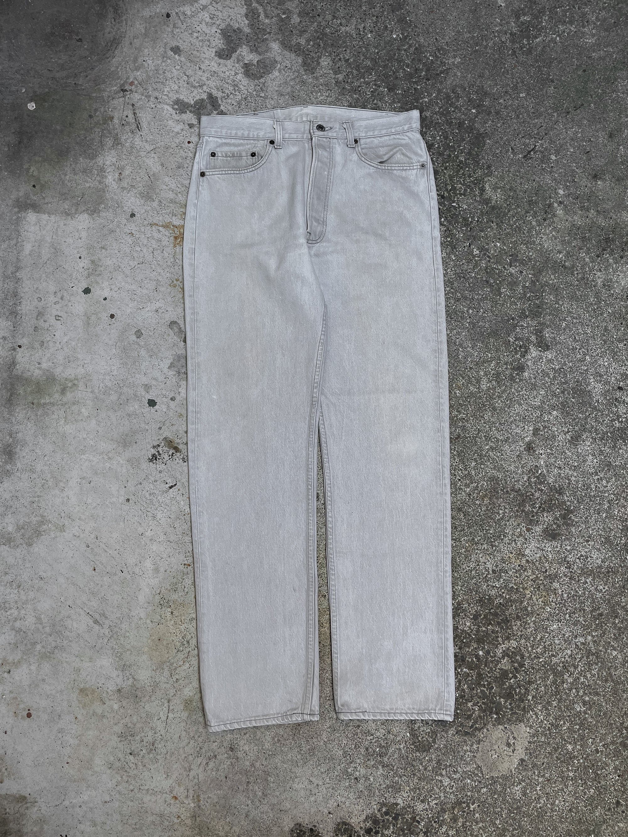 1980s Levi’s Faded Light Grey 501 (32X32)