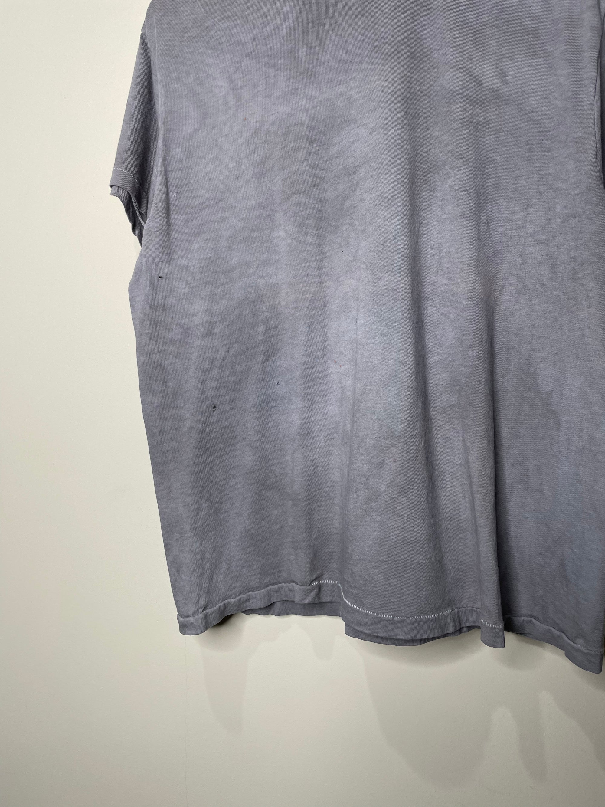 1980s Faded Dyed Grey Single Stitched Tee