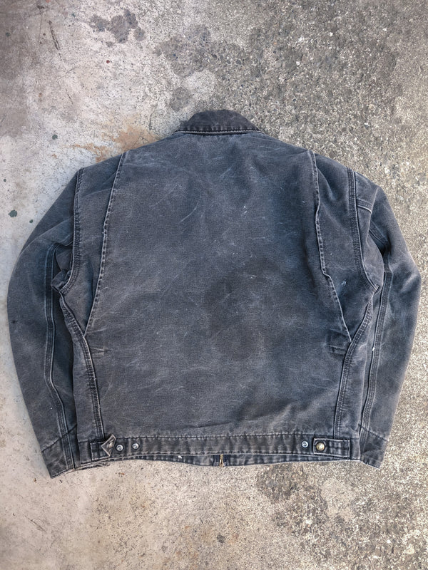 Vintage Carhartt Faded Petrol Blue Lined Work Jacket (M)