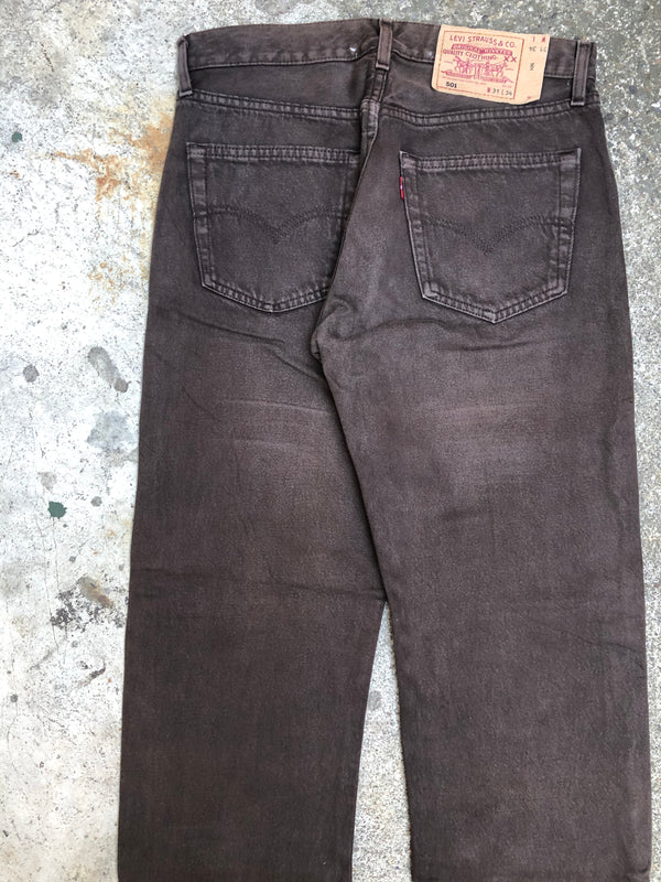 1990s Levis Faded Brown 501 (30X28)