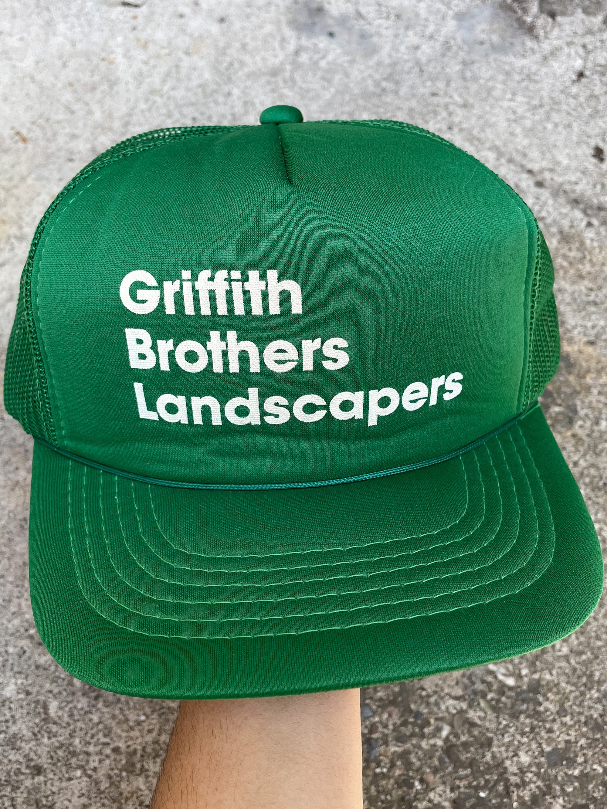 1990s “Griffith Brothers Landscapers” Trucker Hat