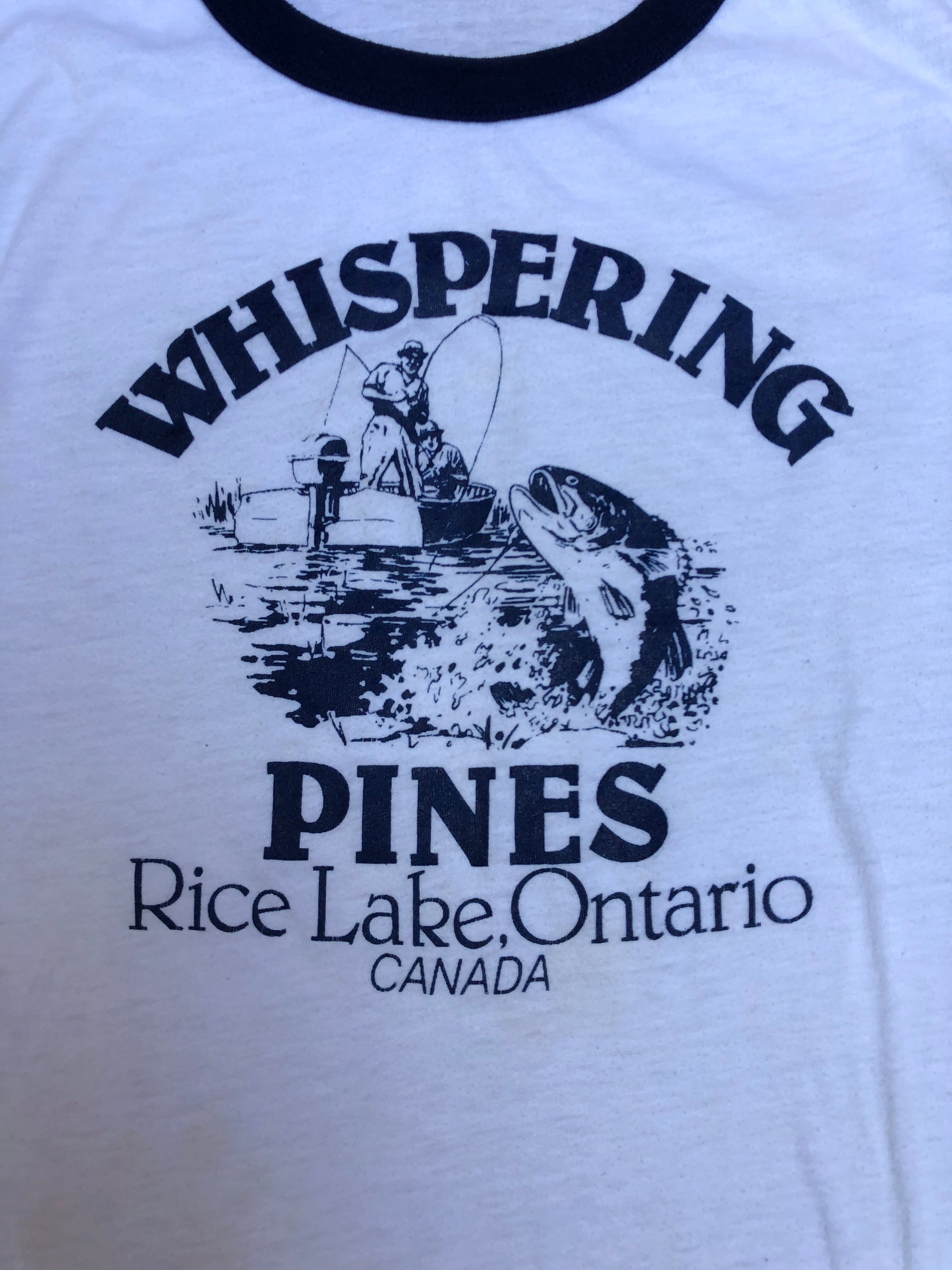 1980s Single Stitched “Whispering Pines” Ringer Tee