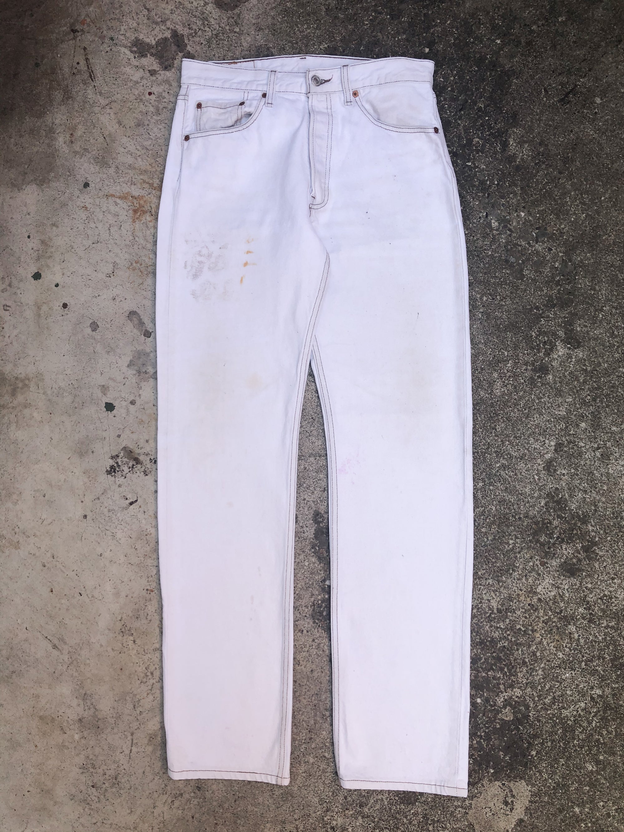 1990s Levis Dirty White 501 (30X33)