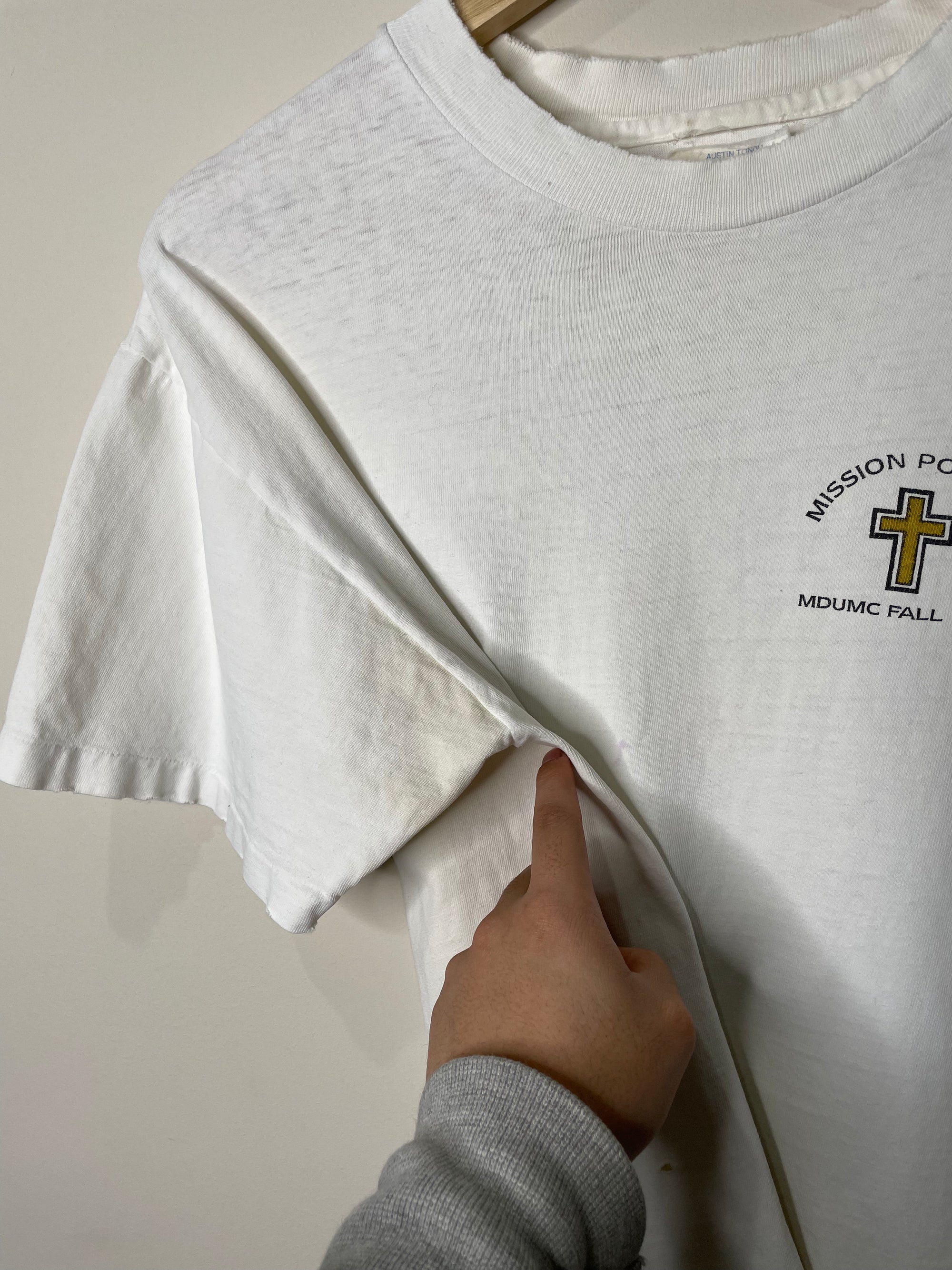 1990s “We’re on a Mission from God” Single Stitched Tee (M)