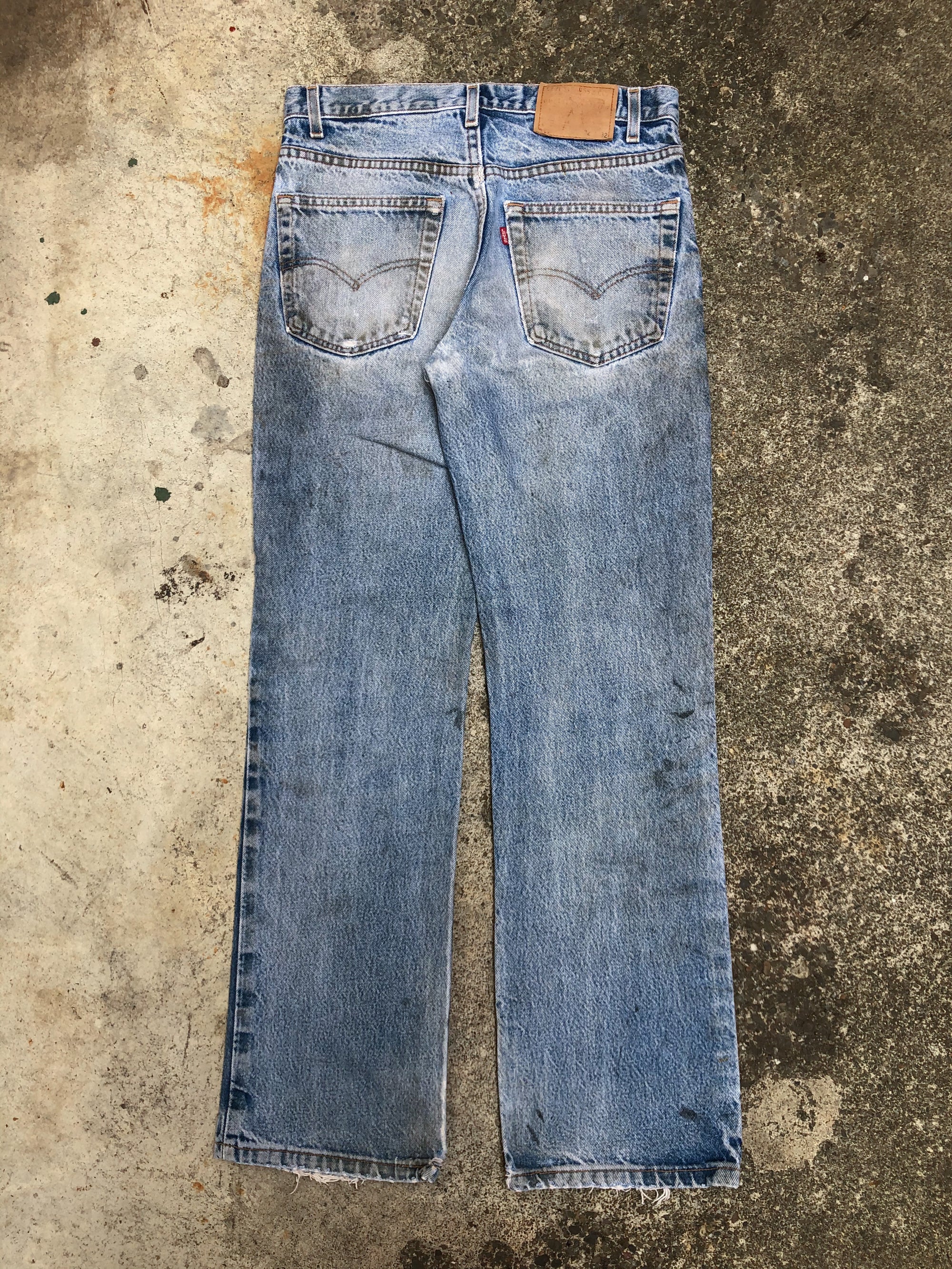 1990s Levis Dirty Wash Blue 517 (31X30)