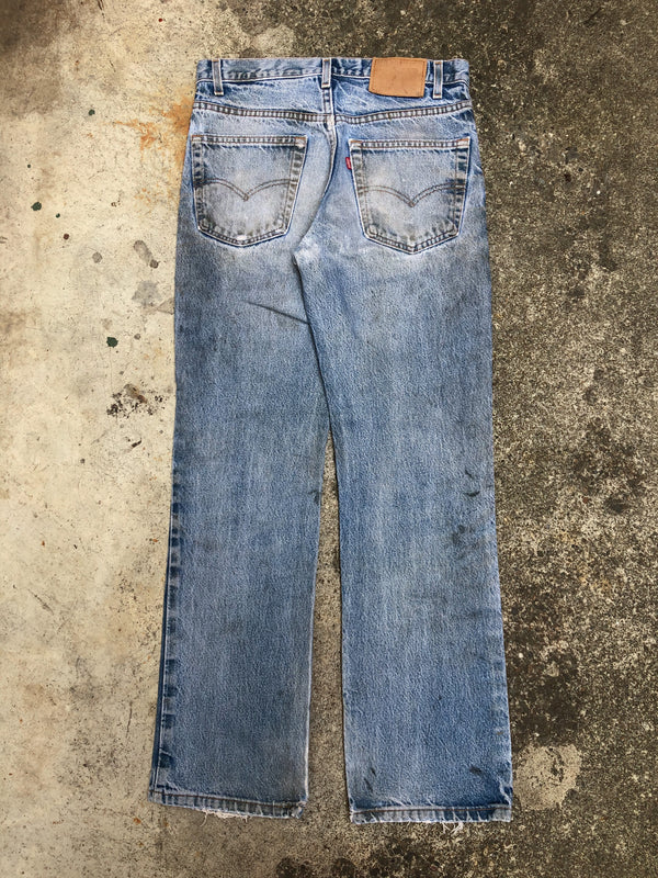 1990s Levis Dirty Wash Blue 517 (31X30)