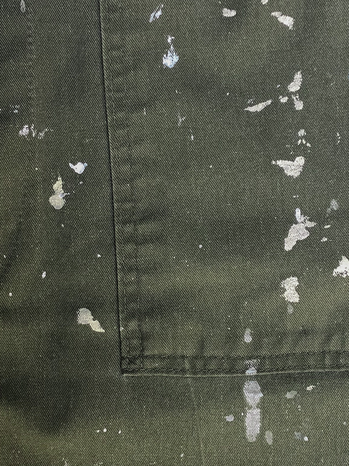 1980s Painted Faded OG-507 Military Pants (33X29)