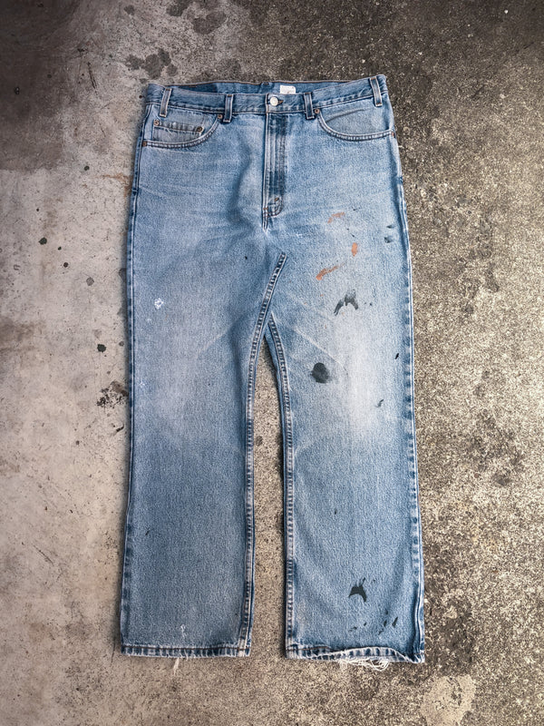 1990s Levis Painted Faded Blue 517 (36X28)