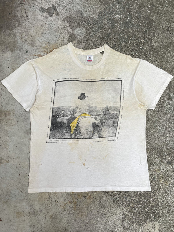 1990s “Real Workin’ Cowboys” Thrashed Stained Single Stitched Tee