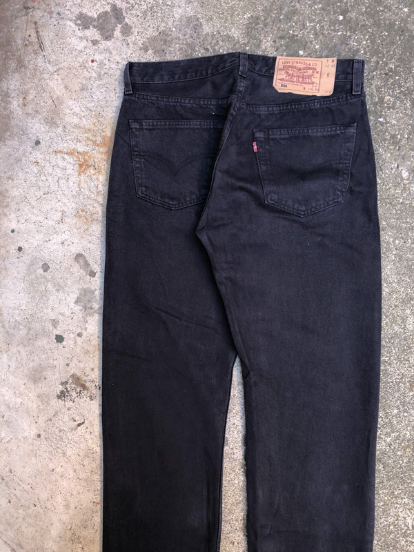 1990s Levis Faded Blue Black 501 (32X29)