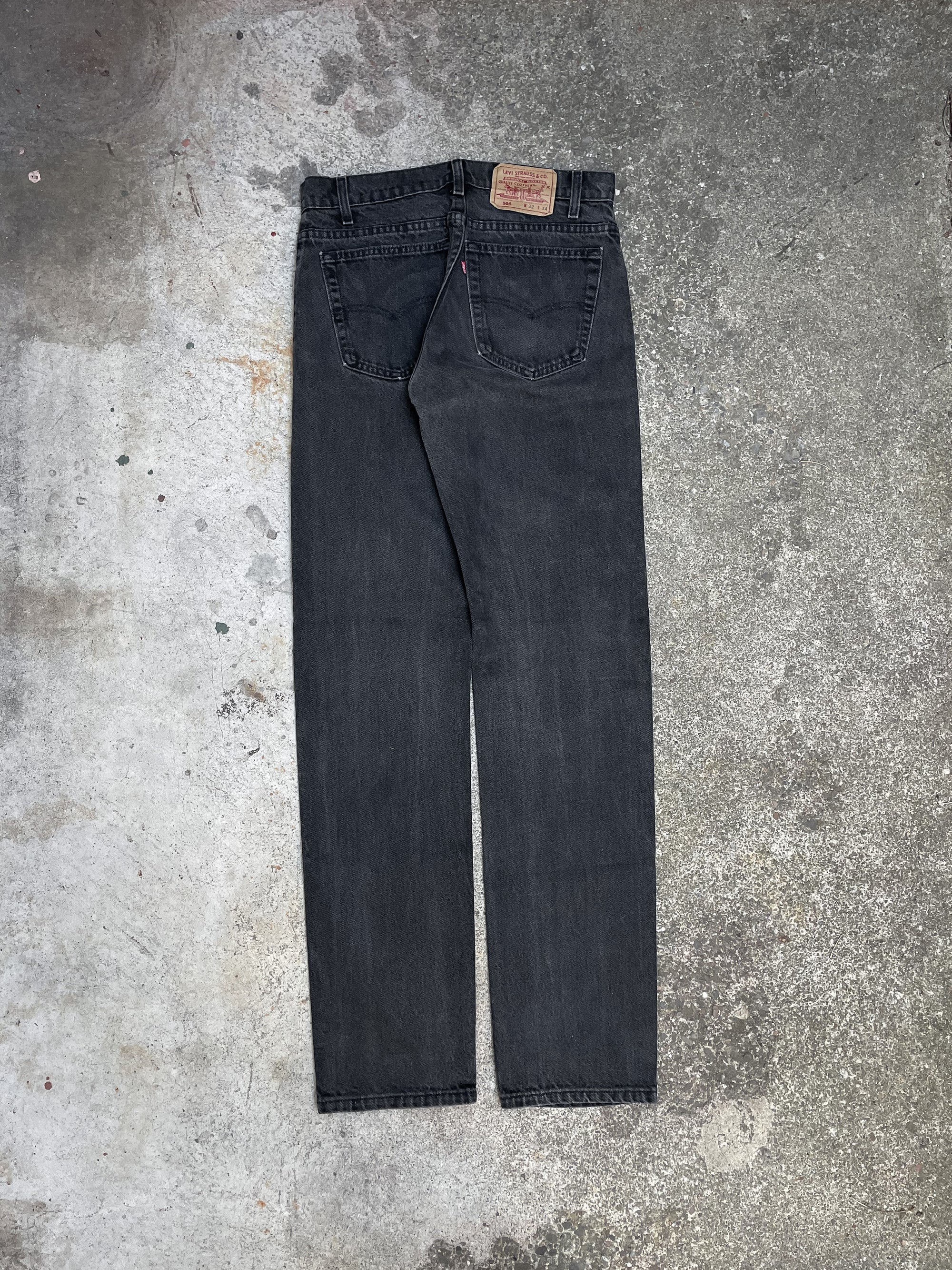 1990s Levi’s Faded Charcoal 505 (31X33)