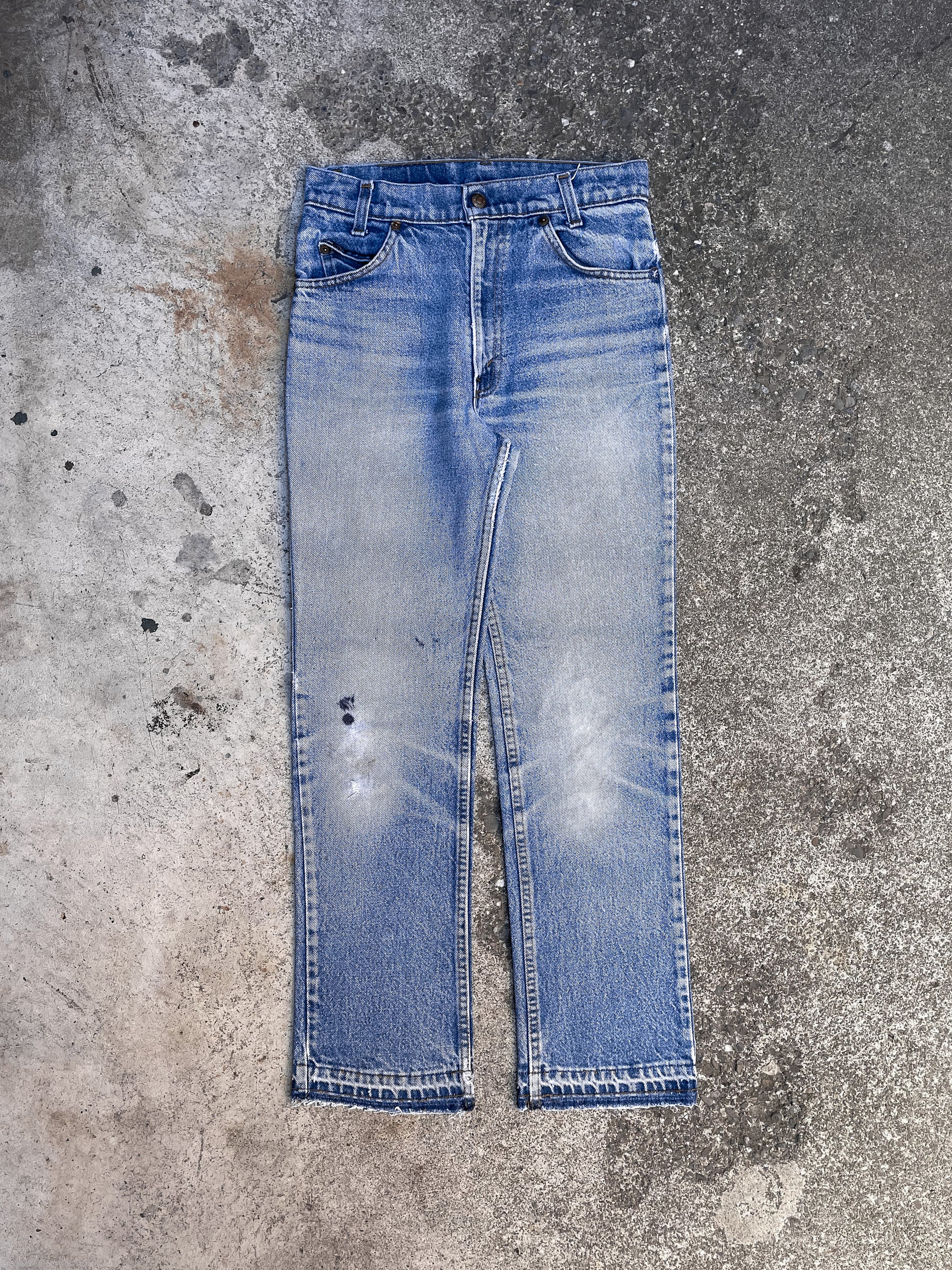 1970s/80s Levi’s Worn In Blue 318 Released Hem (25X26)