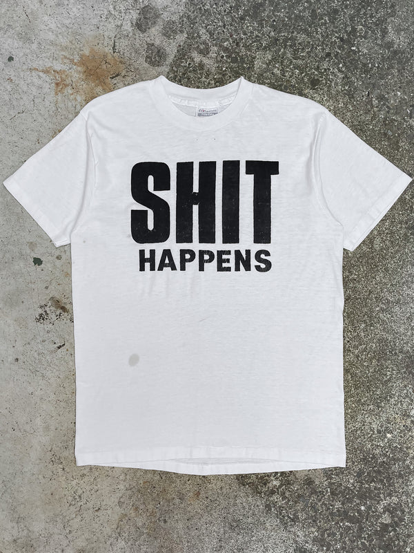 1980s “Shit Happens” Single Stitched Tee