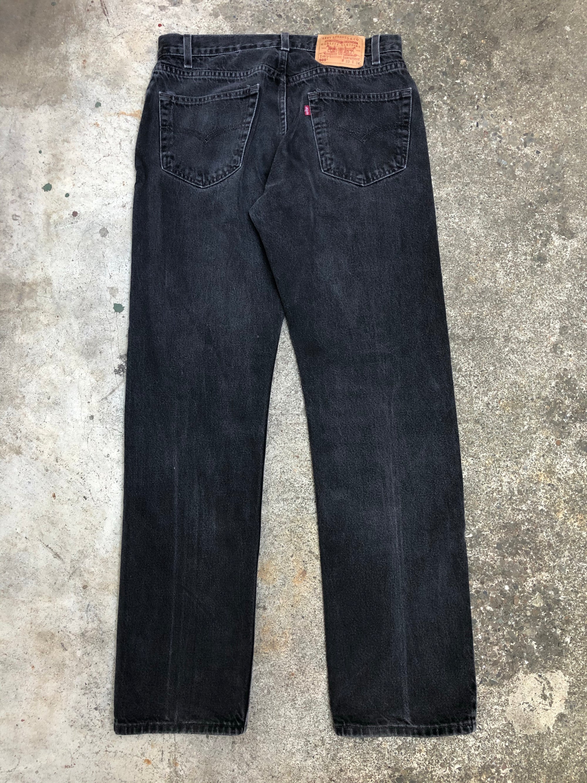 1990s Levis 505 Worn In Black (32X31)