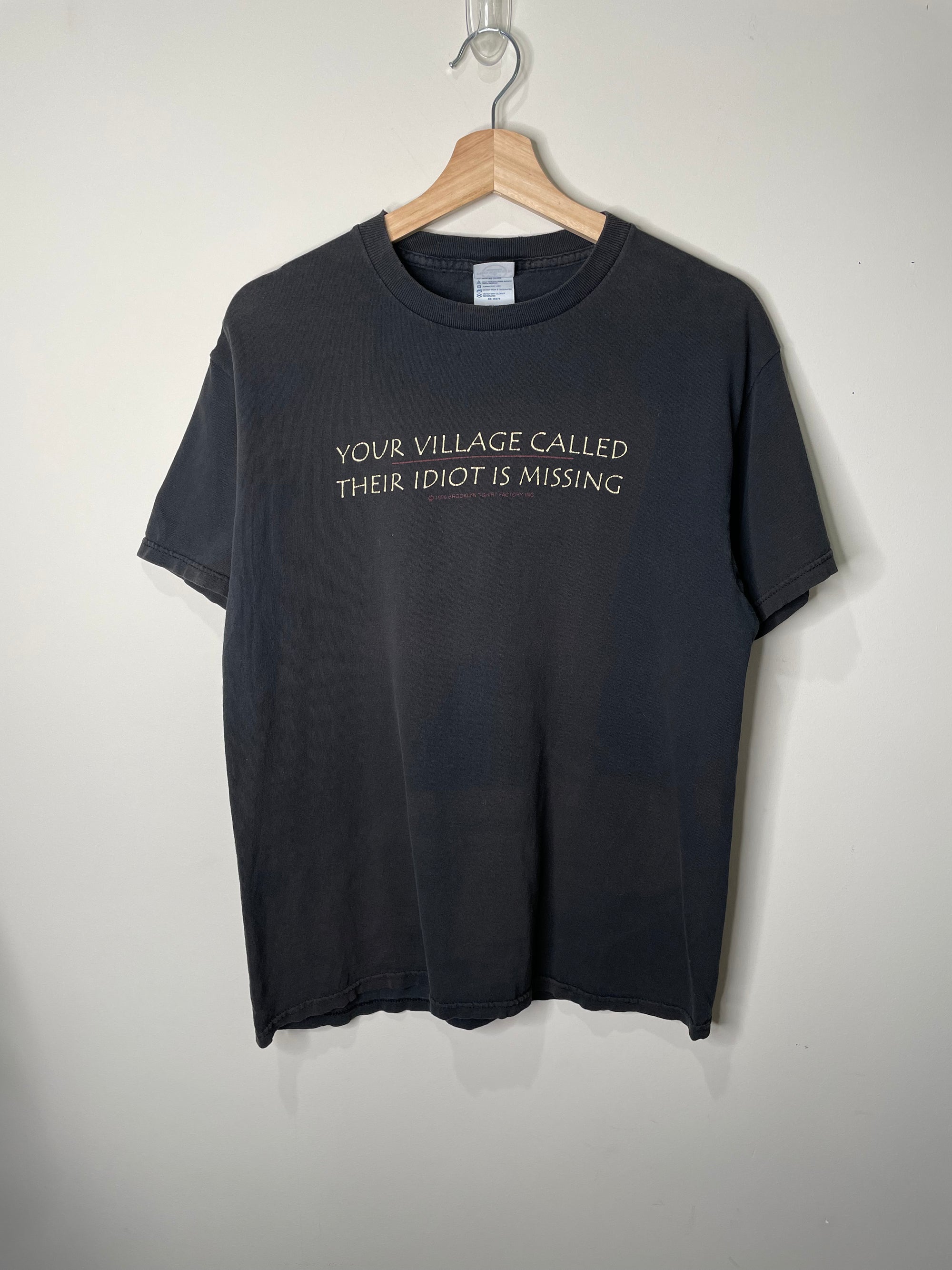 1990s/00s “Your Village Called…” Faded Tee (M)