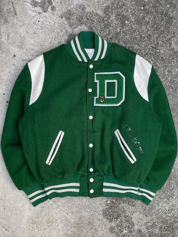 1990s Green “Dublin” Varsity Letterman Jacket