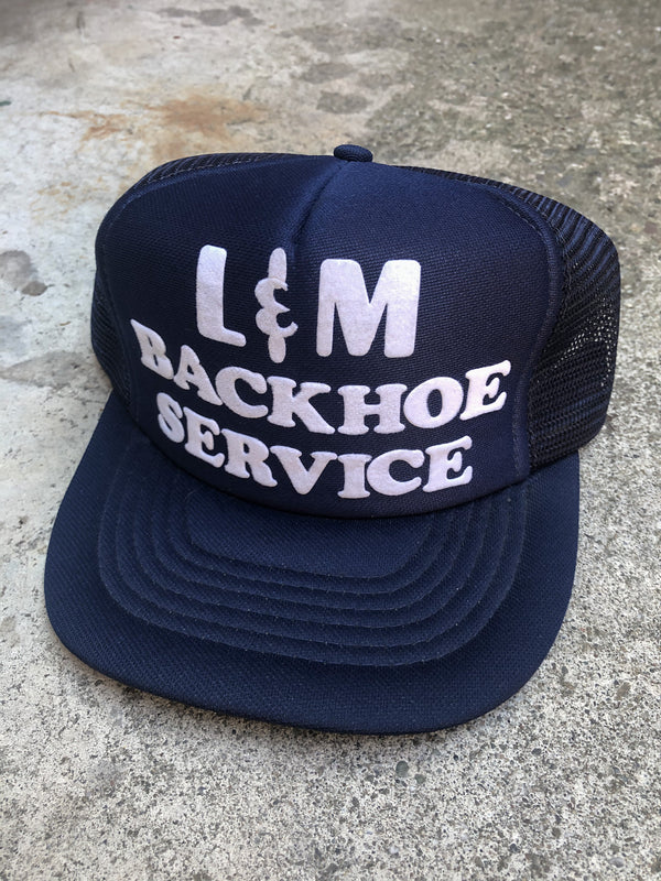 1980s “Backhoe Service” Trucker Hat