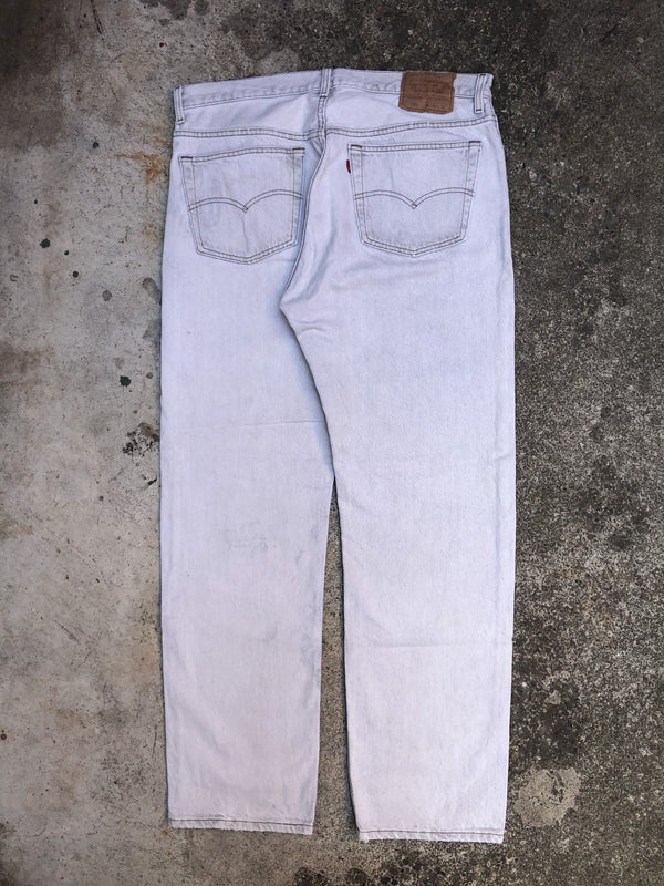 1990s Levis Pale Grey 501 (36X30)