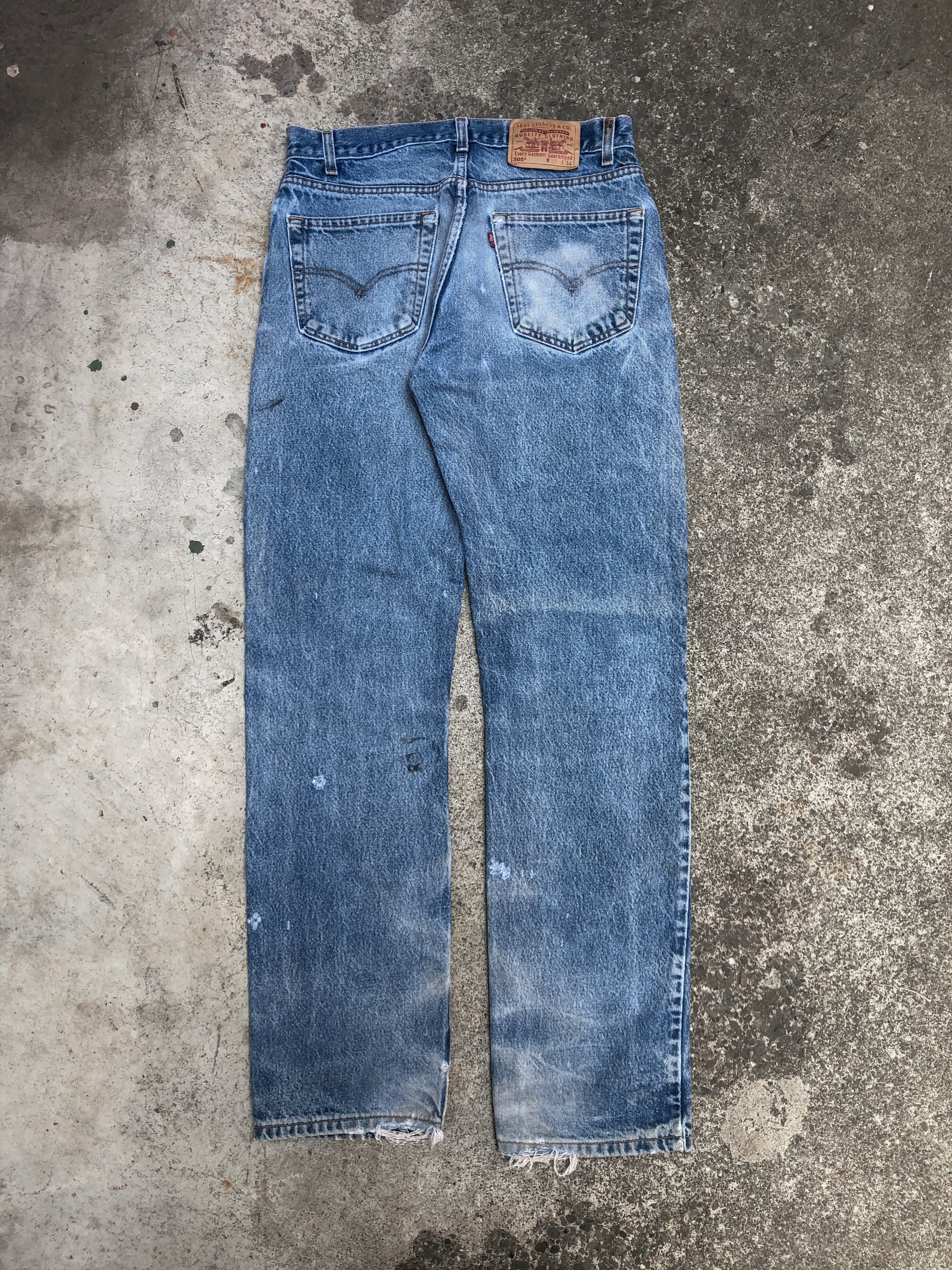 1990s Levis Worn In Blue 505 (31X32)